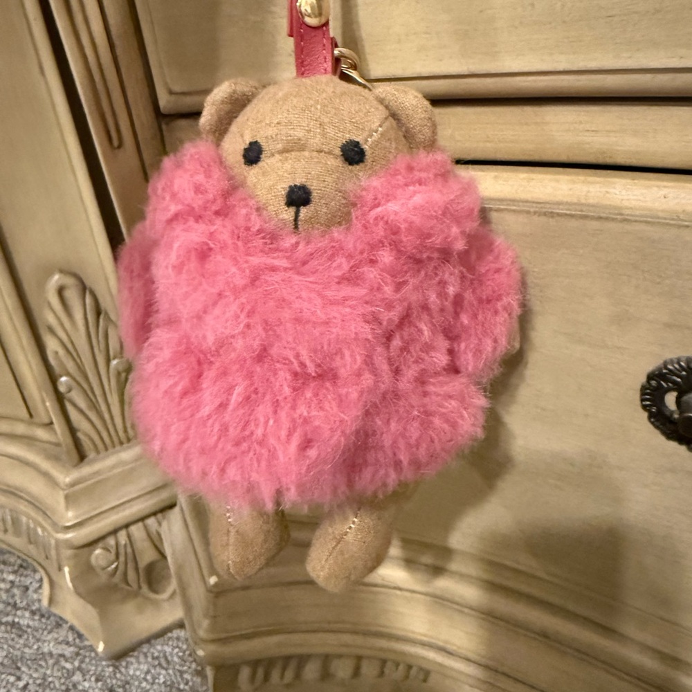 MaxMara Pink Teddy Bear Key Holder